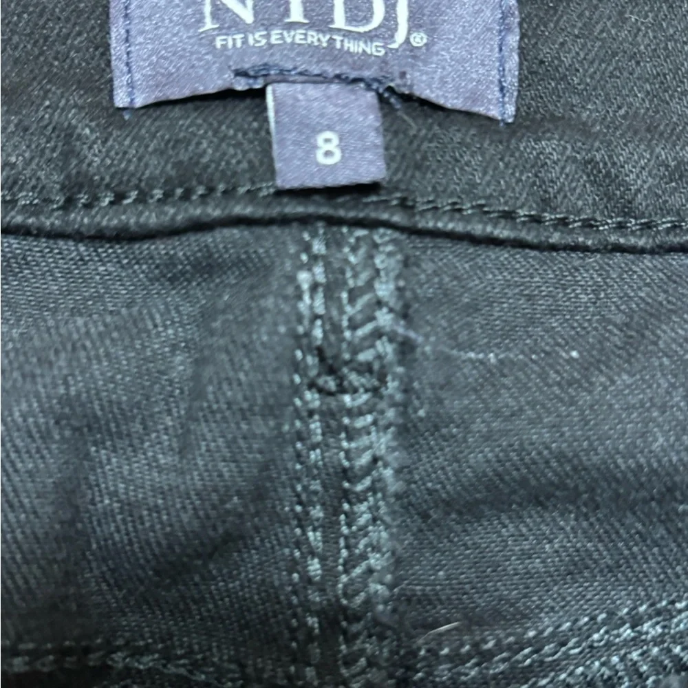 NYDJ Women's Classic Black Straight Leg Ankle Jeans With Lift & Tuck NEW - Picture 5 of 8
